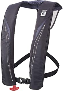BLUESTORM Cirrus 26 Inflatable Life Jacket PFD for Adults | US Coast Guard (USCG) Approved Automatic Self Inflating Life V...
